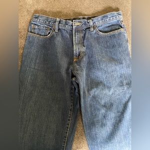 Eddie Bauer Jeans Men's 35x34 Medium Wash Relaxed Fit Jeans